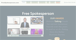 Desktop Screenshot of freespokesperson.com